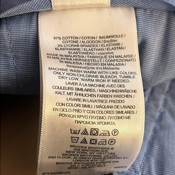 Brooks Brothers | Milano lightweight advantage chino pants Men’s size 36/30 work - Picture 7 of 10